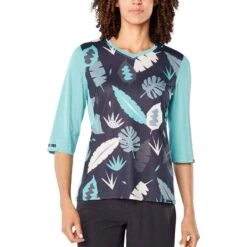 Maillot VTT Dakine Femme Cadence 3/4 - S20 - Abstarc Palm - Medium