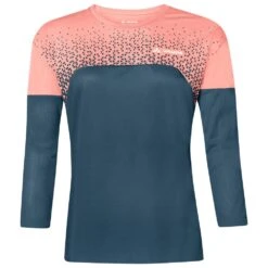 Maillot VTT Vaude Women's Moab Ls T-Shirt V Dark Sea