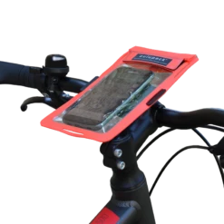 Pochette Etanche Zulupack Twist & Ride Pour Vélo Orange Fluo