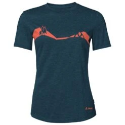 Maillot VTT Vaude Women's Bracket T-Shirt Dark Sea