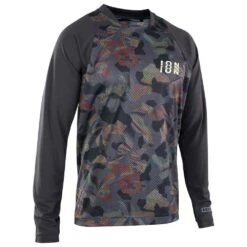 Maillot VTT Ion Scrub LS Men Black