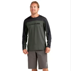 Maillot VTT Dakine Homme Syncline L/S - Peat Green