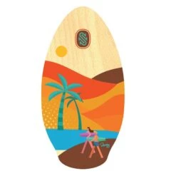 Skimboard Skim1 Wood 41'' - LanikaĂŻ Red/Orange