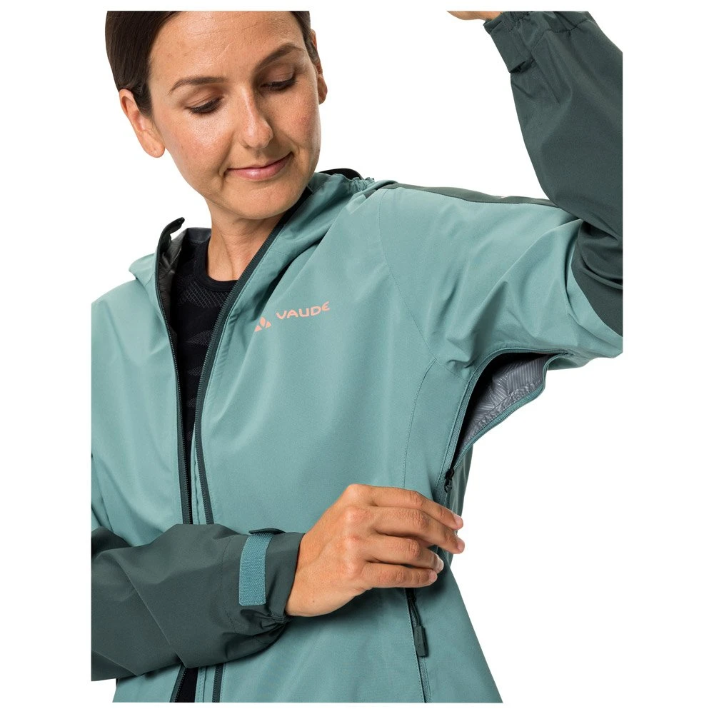 Veste VTT Vaude Women's Moab Rain Jacket II Dusty Moss – Image 2