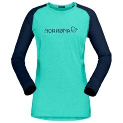 Maillot VTT Norrona Fjørå Equaliser Lightweight LS W's Arcadia Indigo Night