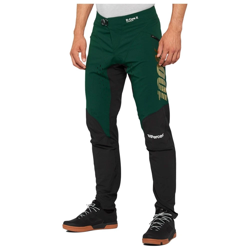 100% Pantalon VTT 100 % R-Core-X Limited Edition Forest Green Black