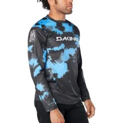 Maillot VTT Dakine Homme Thrillium LS - Cyan - Large